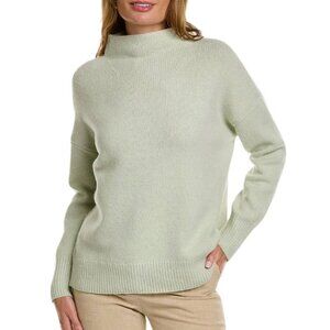 Vince Sweater Women’s L Boiled Cashmere Funnel Mock Neck